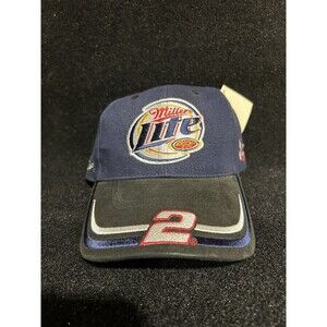 Vintage 2002 Miller Lite Rusty Wallace Chase Authentics Hat Cap